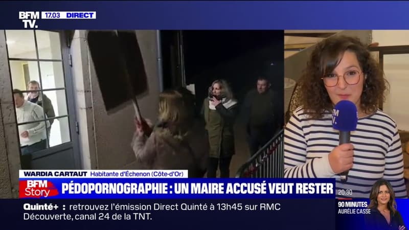 Pédopornographie: "Choquée et en colère", cette habitante d'Échenon demande la démission de son maire