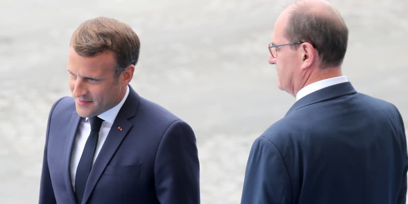 Emmanuel Macron et Jean Castex.