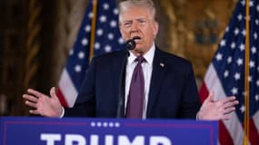 Donald Trump à Mar-a-Lago le 7 janvier 2025