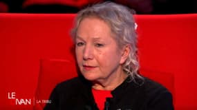 La créatrice de la marque Agnès b. sur le plateau du "Divan" en mars 2016