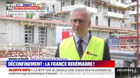 Déconfinement: Bruno Le Maire appelle à "tirer les leçons du premier jour"