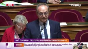 Joël Guerriau de retour au Sénat dès aujourd'hui ?