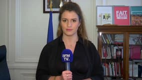 Marlène Schiappa en duplexe sur BFMTV.