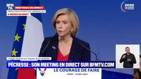 Valérie Pécresse: "La droite, Emmanuel Macron, Marine Le Pen et Éric Zemmour en sont des faussaires"