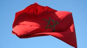 Le drapeau du Maroc. (Illustration).