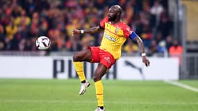 Seko Fofana, capitaine du RC Lens, le 22 avril 2023 à Bollaert