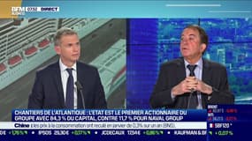 Jean-Claude Bourrelier (PDG de Bourrelier Group): "J'ai rencontré des dizaines de personnes au niveau local, régional...et tout le monde trouve que c'est une bonne idée" sur l'achat des chantiers de l'Atlantique