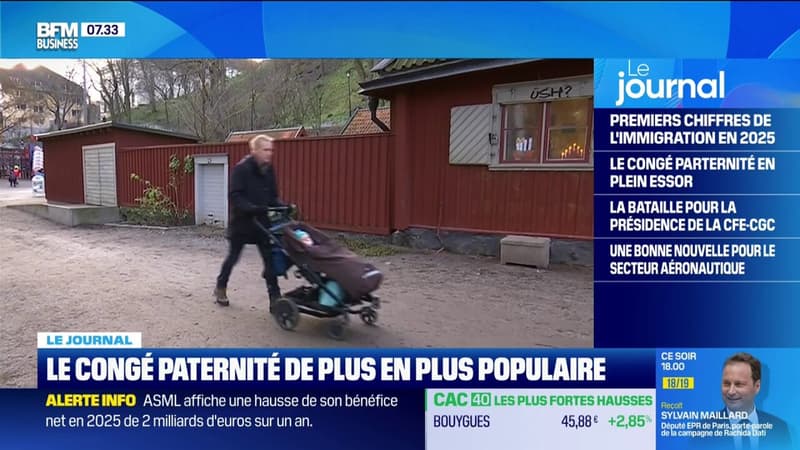 Le congé paternité de plus en plus populaire