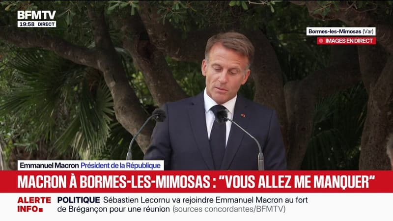 Emmanuel Macron: "Ce que nous ne devons pas oublier, c'est la grande fragilité de notre liberté"
