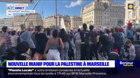 Marseille: nouvelle manifestation en soutien à la Palestine