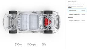 Le configurateur de la Model 3 est en ligne!