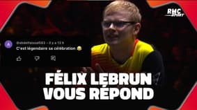 "Pas contre le public", Félix Lebrun commente sa célébration clim