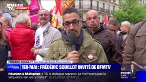 Frédéric Souillot: "Ce 1er-Mai est historique dans l'unité derrière les banderoles et en terme de mobilisation" 