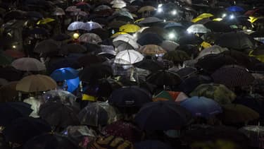 Des manifestants à Hong Kong