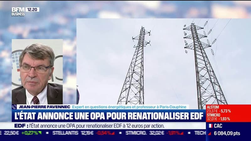Jean-Pierre Favennec (Paris-Dauphine) : L'État annonce une OPA pour renationaliser EDF - 19/07