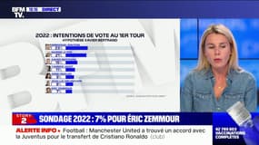 Présidentielle 2022: Éric Zemmour donné à 7% d'intentions de vote au premier tour, selon un sondage Ipsos