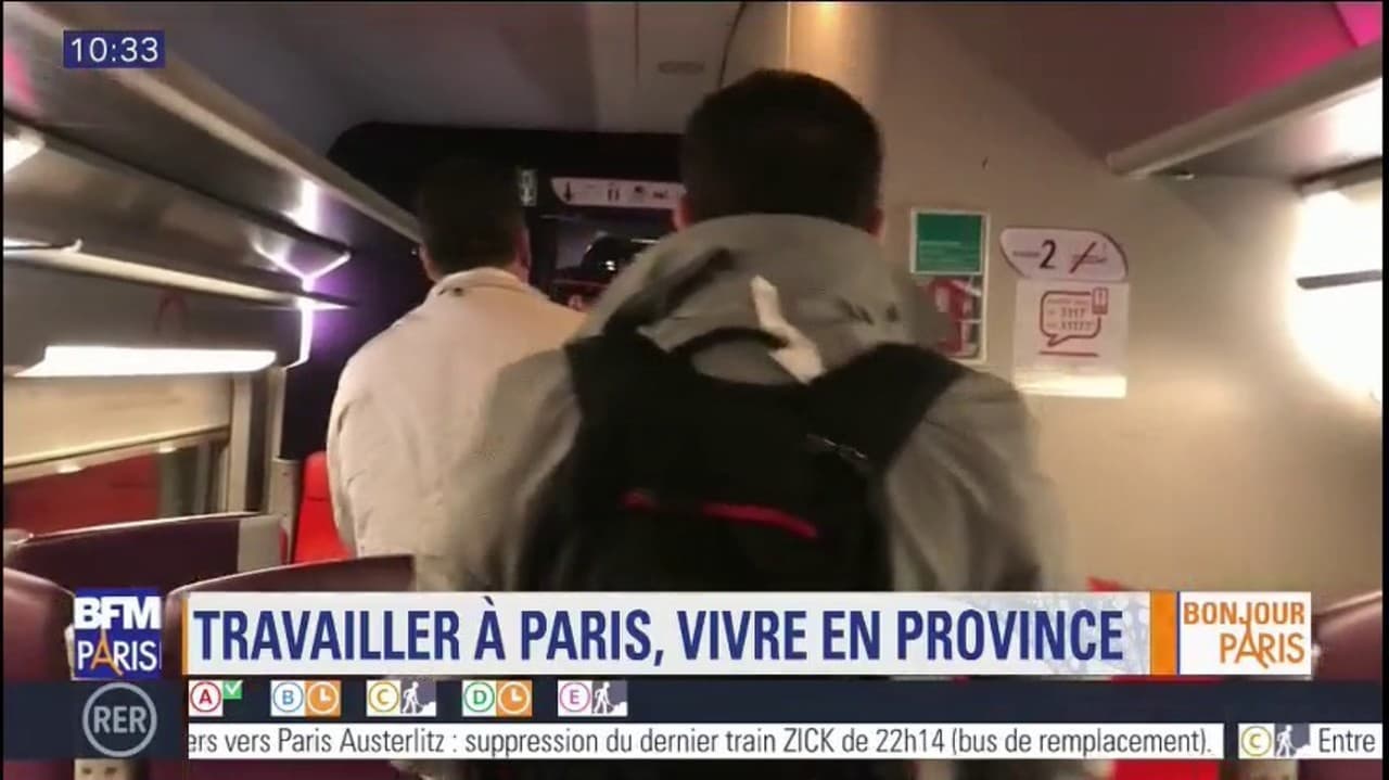 Travailler à Paris, vivre en province le choix des "navetteurs" qui transitent chaque jour vers