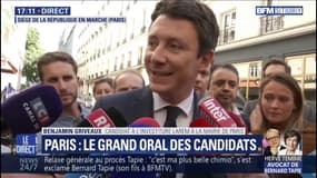 Municipales à Paris: pour Benjamin Griveaux, son grand oral était "un exercice important"