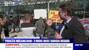 Procès Mélenchon: trois mois de prison avec sursis et 8000 euros d'amende requis contre le leader le La France Insoumise