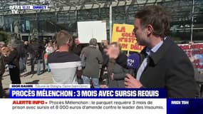 Procès Mélenchon: trois mois de prison avec sursis et 8000 euros d'amende requis contre le leader le La France Insoumise