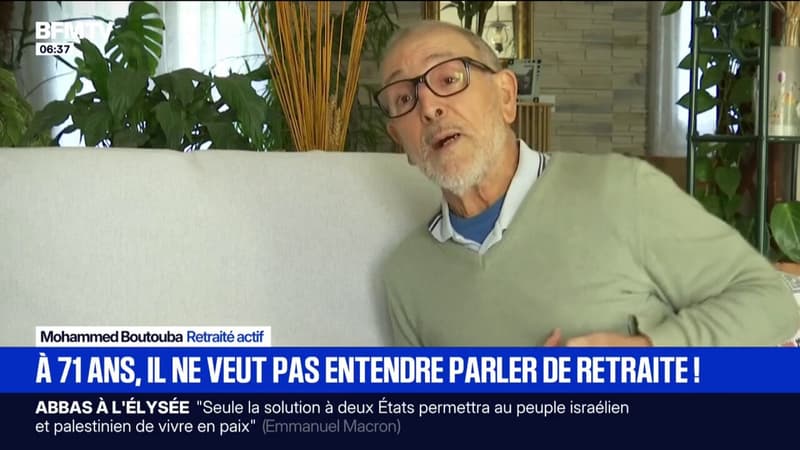 "Je veux rester au travail": à 71 ans, Mohammed refuse de partir à la retraite
