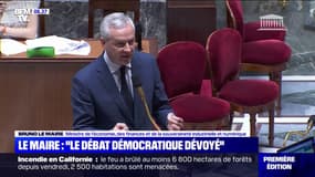 Bruno Le Maire dénonce "des débats interminables" à l'Assemblée sur l'examen du projet de loi de finances rectificative