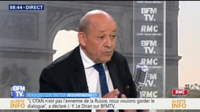 "Je pense que le Président Trump est très cohérent", affirme Jean-Yves Le Drian