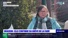 Oraison: Anne-Marie, aide-soignante de l'Ehpad des Tilleuls continue sa grève de la faim