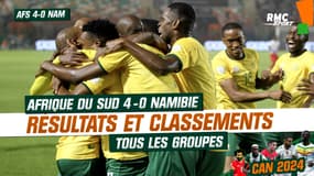 CAN2023: Afrique du sud 4-0 Namibie, classements et résultats