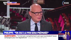 Édouard Philippe: "Je ne crois pas que simplement la mention du front républicain suffise à battre madame Le Pen"