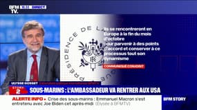 Crise des sous-marins: Emmanuel Macron et Joe Biden "se rencontreront à la fin du mois d'octobre"