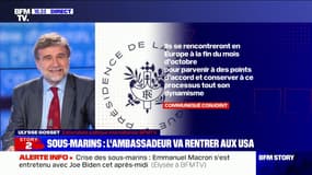 Crise des sous-marins: Emmanuel Macron et Joe Biden "se rencontreront à la fin du mois d'octobre"