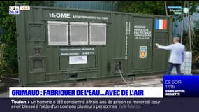 Incendies dans le Var: à Grimaud, une entreprise a imaginé une machine pour fabriquer de l'eau avec de l'air
