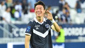 Ui-jo Hwang lors de Bordeaux-Niort en Ligue 2, le 13 août 2022