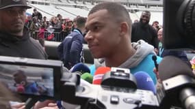 Kylian Mbappé, au Stade de France le 12 avril 2023
