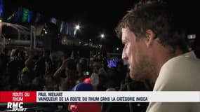 Route du Rhum : L’émotion de Meilhat après sa victoire dans la catégorie Imoca 
