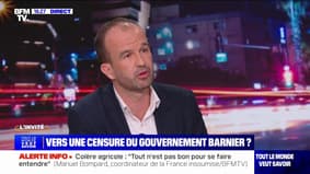 Manuel Bompard (LFI) appelle "tous les députés" opposés au budget 2025 à "voter la censure"