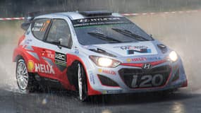 La Hyundai i20 du Belge Thierry Neuville