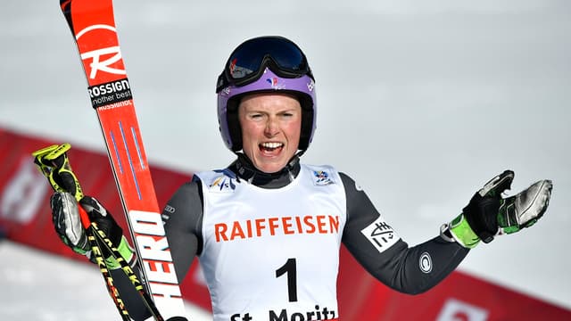 Après son titre mondial obtenu à Saint-Moritz, en février, la skieuse française Tessa Worley a décroché le globe en slalom géant.