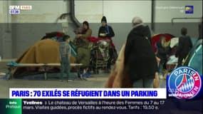 Paris: 70 exilés se réfugient dans un parking sous les Champs-Élysées