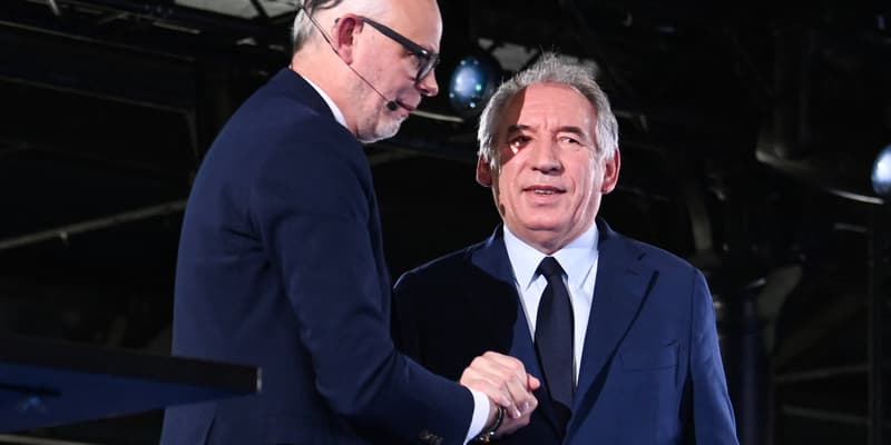 Édouard Philippe et François Bayrou le 5 mars 2023