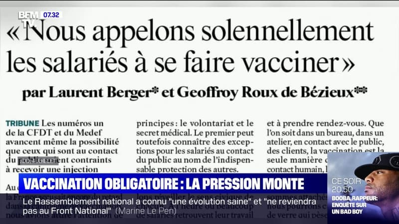 La pression monte pour rendre la vaccination obligatoire
