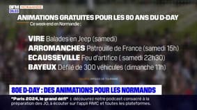 80 ans du Débarquement: des animations tout le week-end pour les Normands