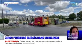 Cergy: un nourrisson en urgence absolue après un incendie dans un immeuble