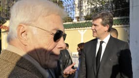 Guy Bedos et Arnaud Montebourg se sont rencontrés à Alger ,en Algérie, le 11 décembre dernier.