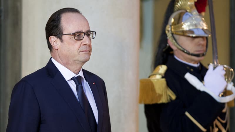 François Hollande le 9 février 2015, à l'Elysée.
