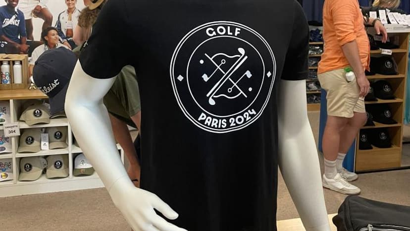 Le t-shirt golf des Jeux olympiques de Paris 2024
