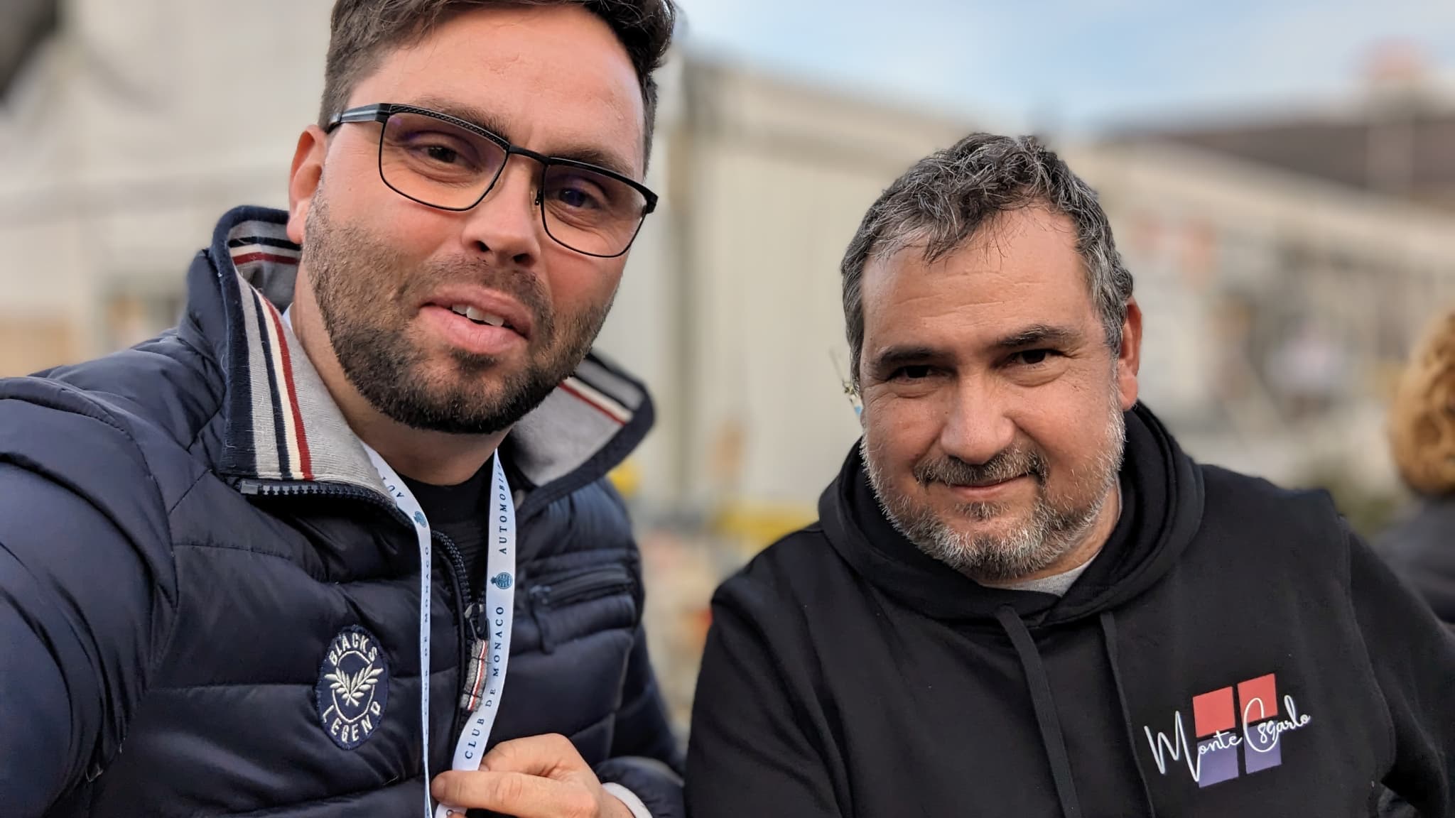 Adrien Citeau (à gauche) et Daniel Elena (à droite).