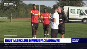 Ligue 1: le RC Lens diminué face au Havre 