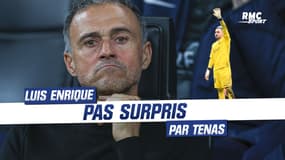 Le Havre 0-2 PSG : "Il était juste à son niveau", Luis Enrique pas étonné par le gros match de Tenas
